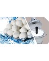 Balles filtrantes 700 gr pour filtre à sable - lavage facile - filtration 5 microns