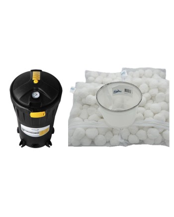 CARTOUCHE EASYBALLES POUR FILTRE WATERAIR CW100, CFR100, Sherlock - 4 sacs balles +1 panier préfiltre